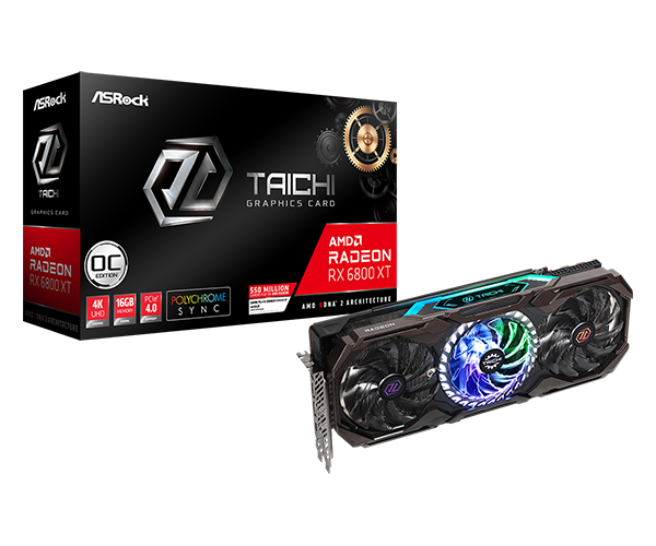 Radeon RX 6800 XT Taichi X 16G OC Product Photo